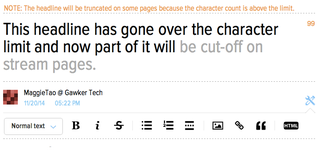 Illustration for article titled Kinja's Redesigned Editor